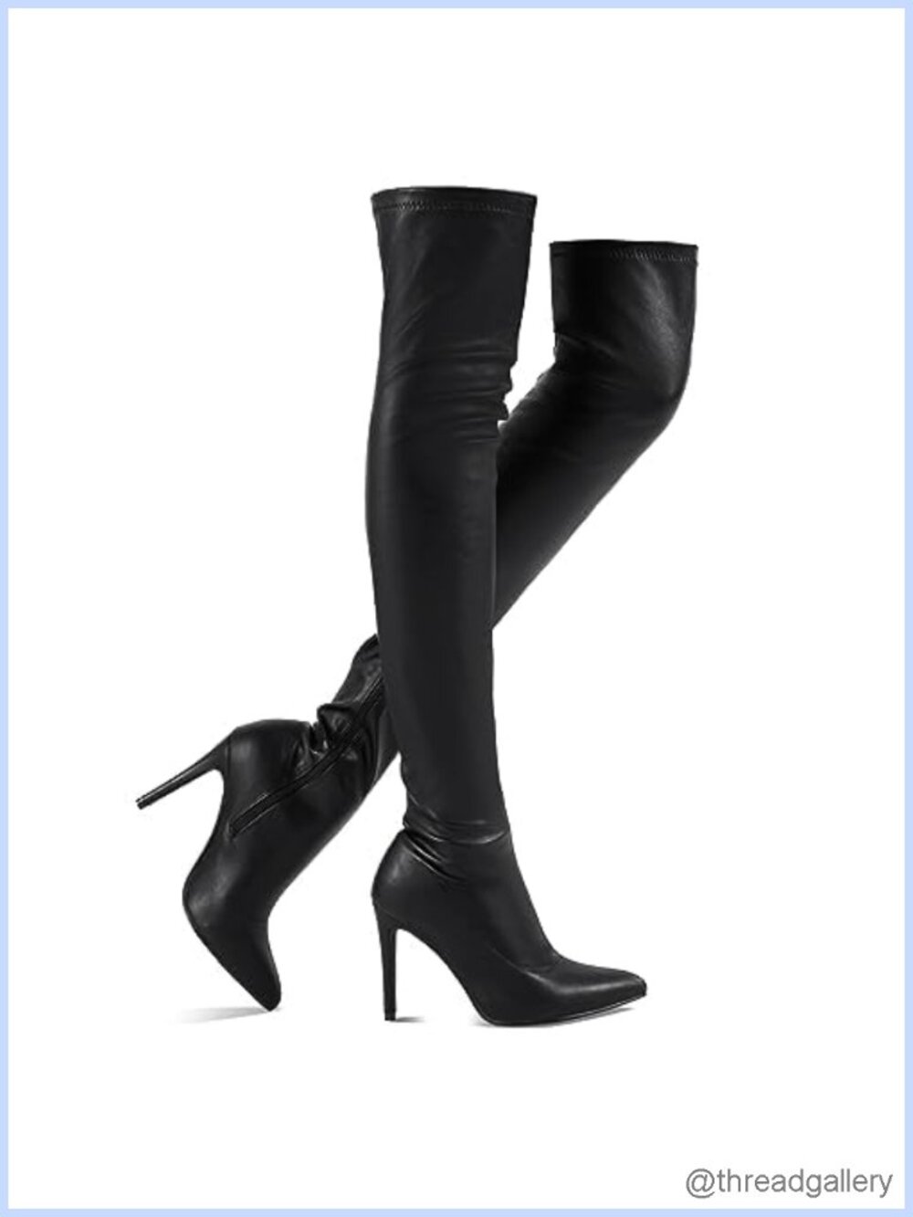 Women's Thigh High Over the Knee Boots Pointed Toe Stiletto Heel